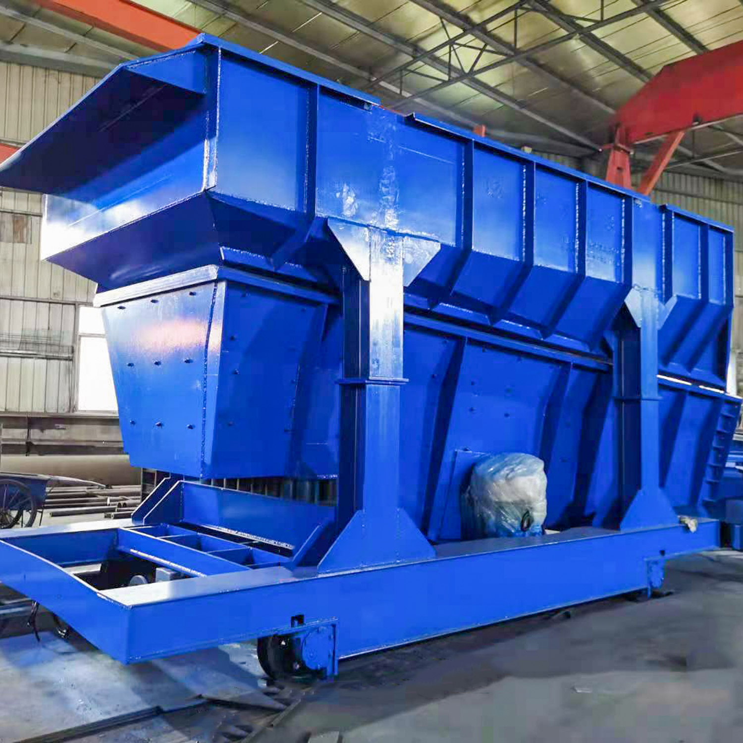 500 kg-20 toneladas de horno de inducción Vibration Camión de alimentación